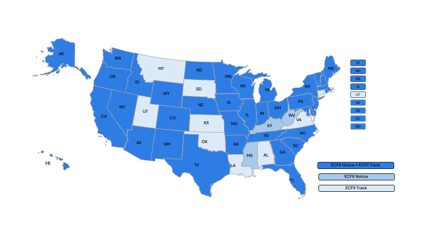 ECFX Becomes First and Only Provider to Deliver Automated Court Notice Processing Across All 50 States